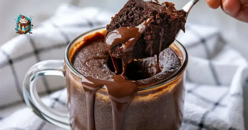 What causes the formation of bumps in my molten lava chocolate mug cake?