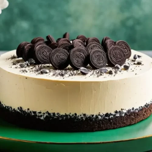 No Bake Cookies And Cream Mousse Cake main