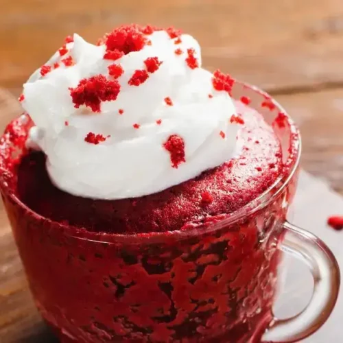 Red Velvet Mug Cake main