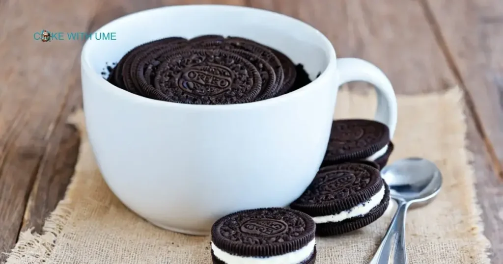 How long to microwave an Oreo mug cake?