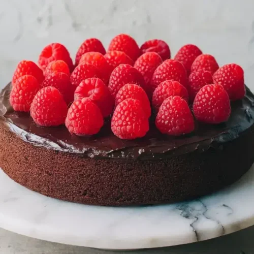 Ultimate Chocolate Raspberry Fudge Cake M