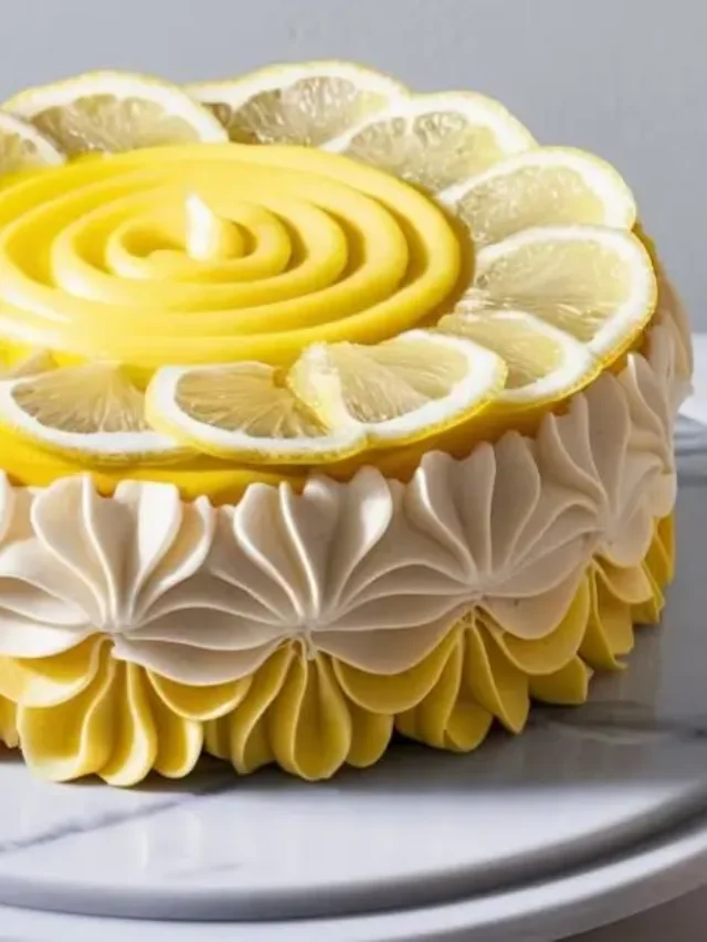 Delicious Layered Lemon Cake with Cream Cheese Frosting