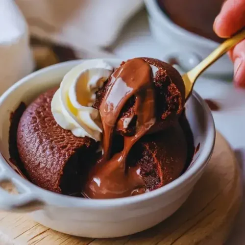 Single Serve Hot Fudge Chocolate Cake M