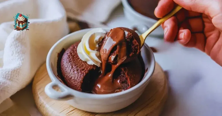 Single Serve Hot Fudge Chocolate Cake