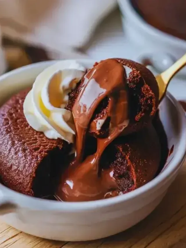 Single Serve Hot Fudge Chocolate Cake