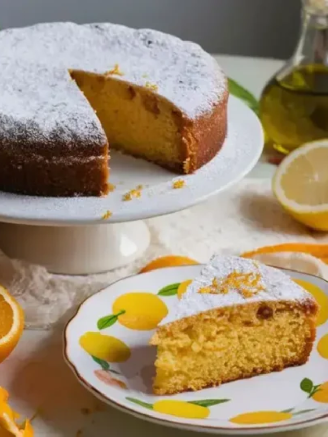 Orange Olive Oil Cake Recipe with Simple Step